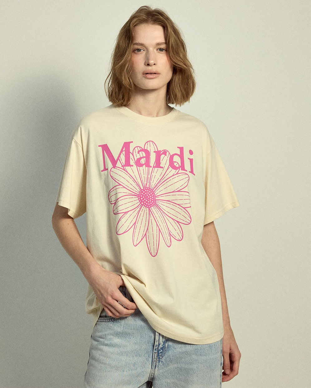 Tshirt FLOWERMARDI Butter Deep Pink