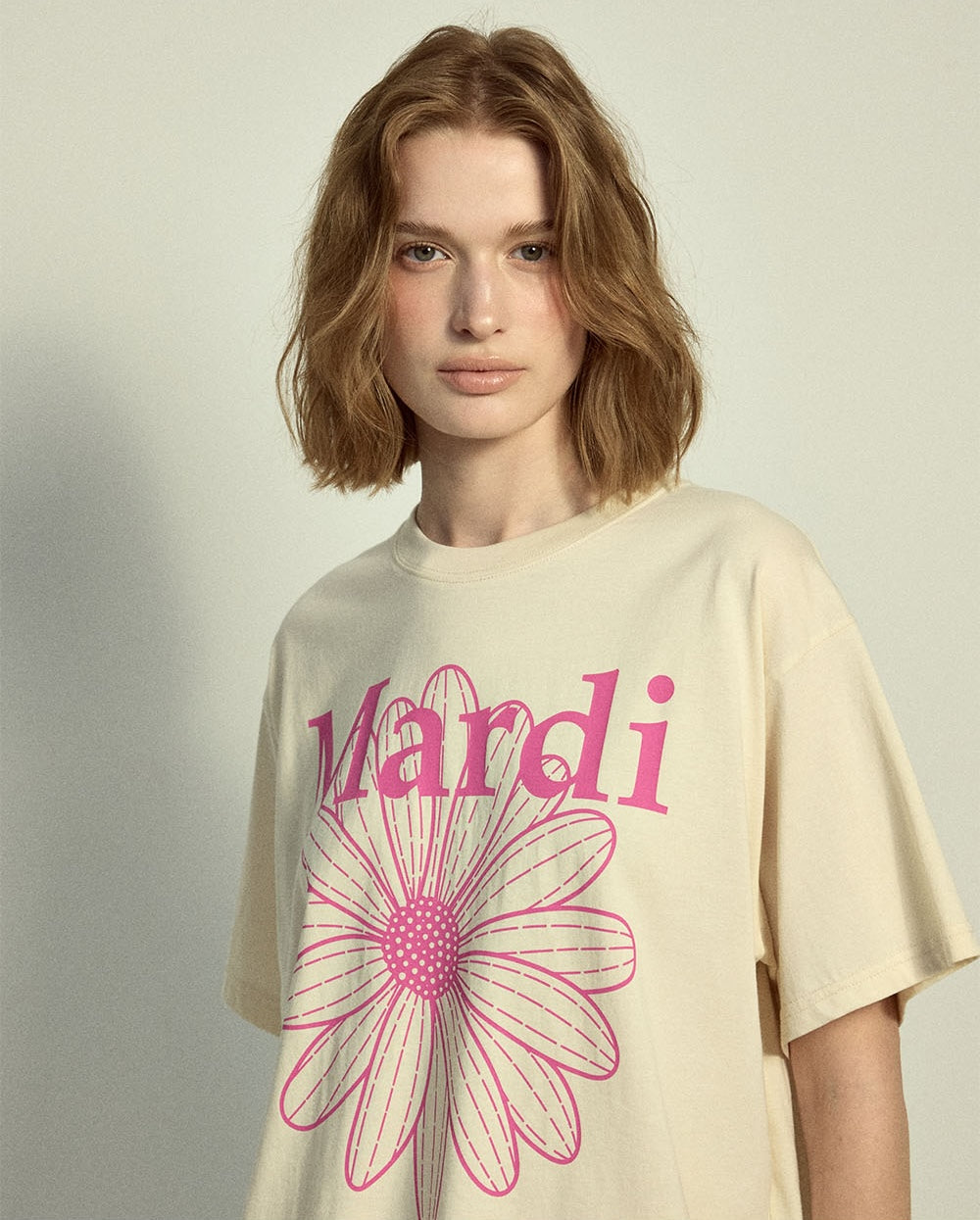 Tshirt FLOWERMARDI Butter Deep Pink