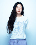 Tshirt FLOWERMARDI Cream Light Purple