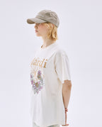 Tshirt FLOWERMARDI JARDIN Cream Peanut
