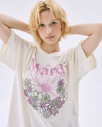 Tshirt FLOWERMARDI JARDIN Cream Pink Lavender