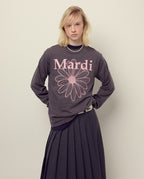 Tshirt Long Sleeve FLOWERMARDI Brown Pink
