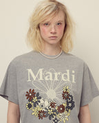 Tshirt FLOWERMARDI JARDIN Grey Ivory