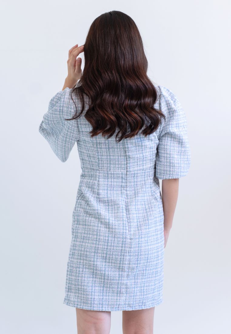 [MADE] Tweed Dress Mint