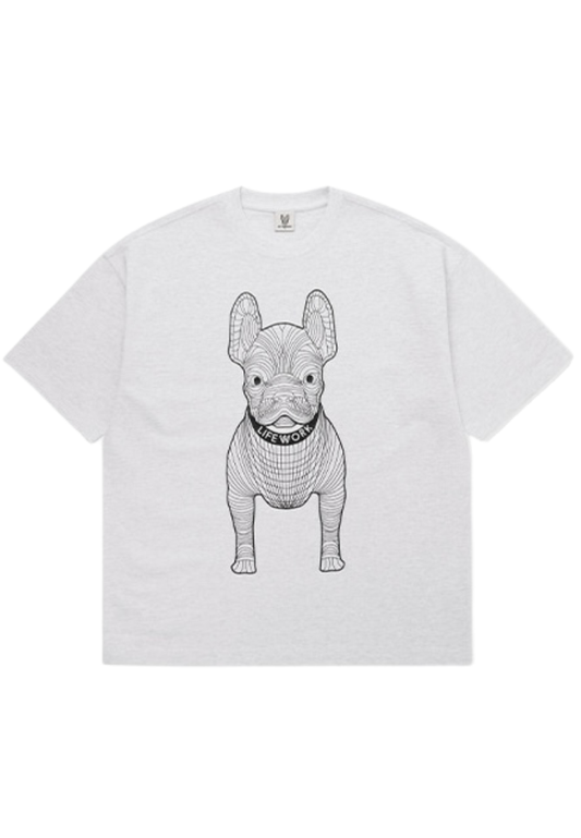 Big Radog T-Shirt Melange Grey