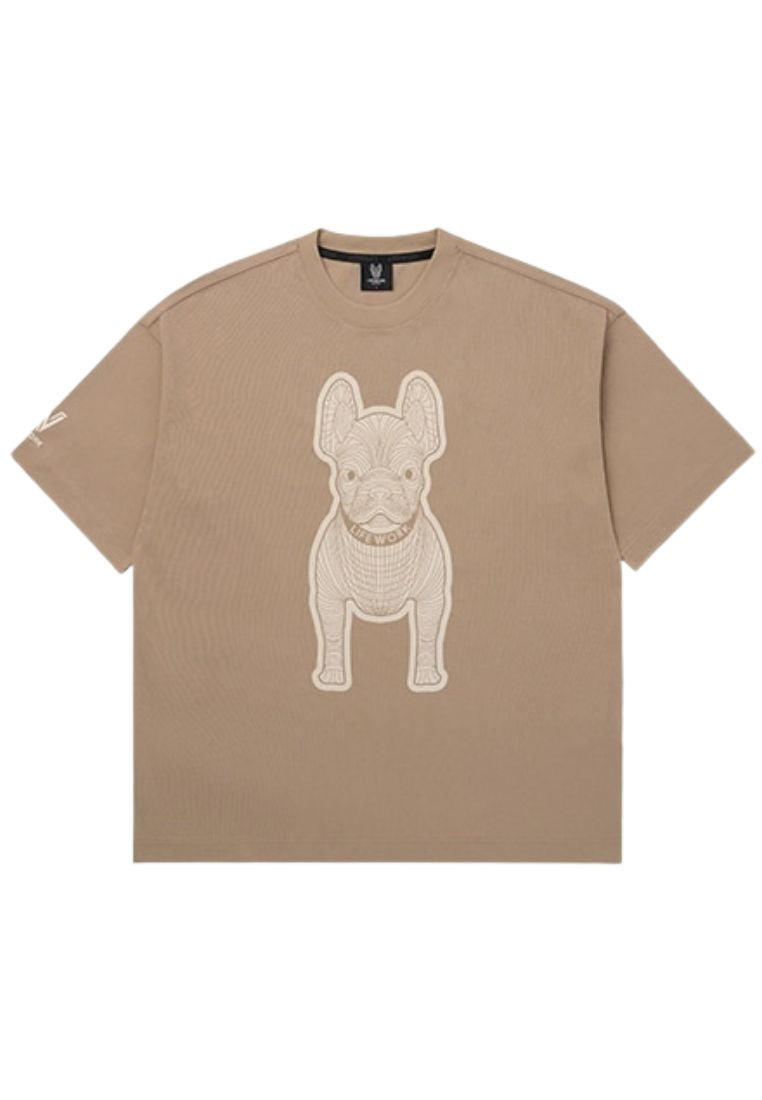 Silket Radog Short Sleeve T-Shirt Dark Beige
