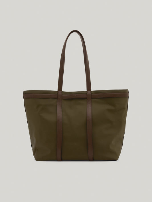VOYAGE SHOPPER BAG khaki brown