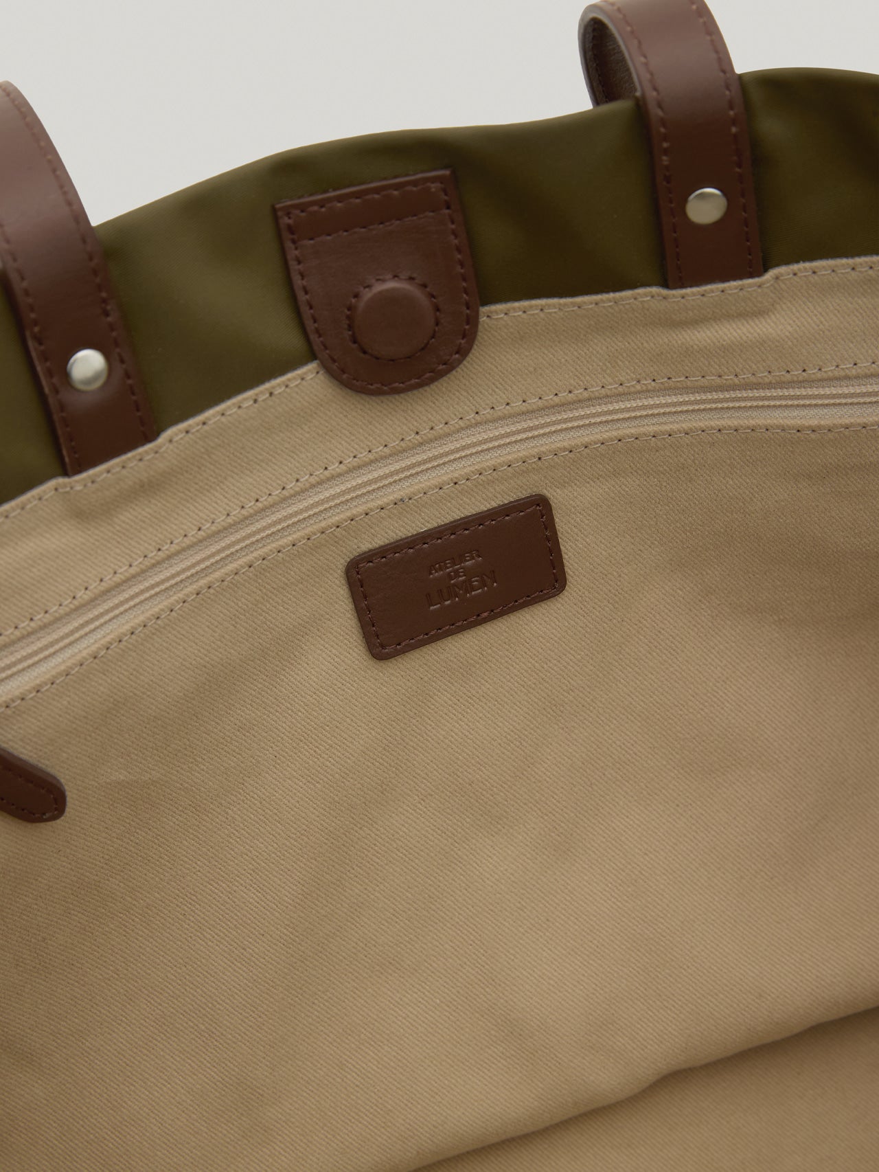 VOYAGE SHOPPER BAG khaki brown