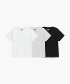 W 3PACK CIRCLE LOGO TEE mix