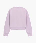 W CLASSIC LOGO CROP SWEATSHIRT lavender