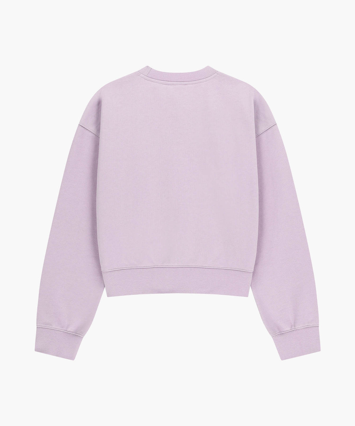 W CLASSIC LOGO CROP SWEATSHIRT lavender