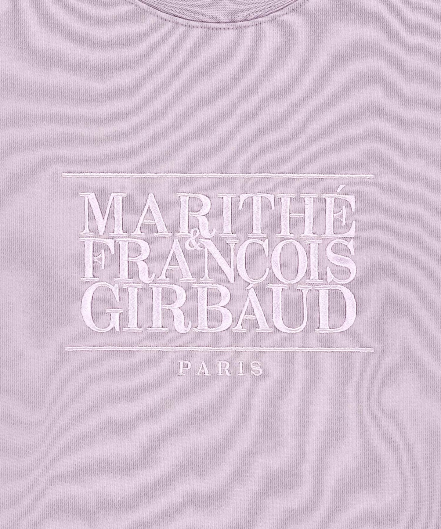 W CLASSIC LOGO CROP SWEATSHIRT lavender