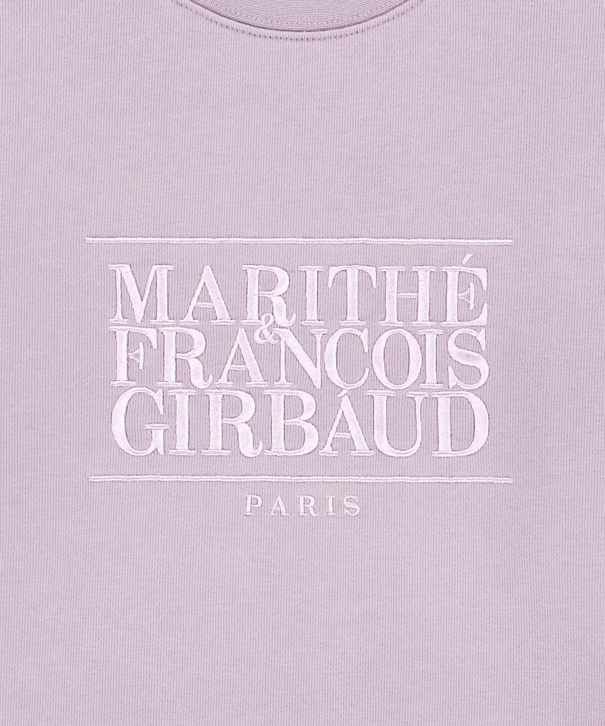 W CLASSIC LOGO CROP SWEATSHIRT lavender