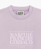 W CLASSIC LOGO CROP SWEATSHIRT lavender