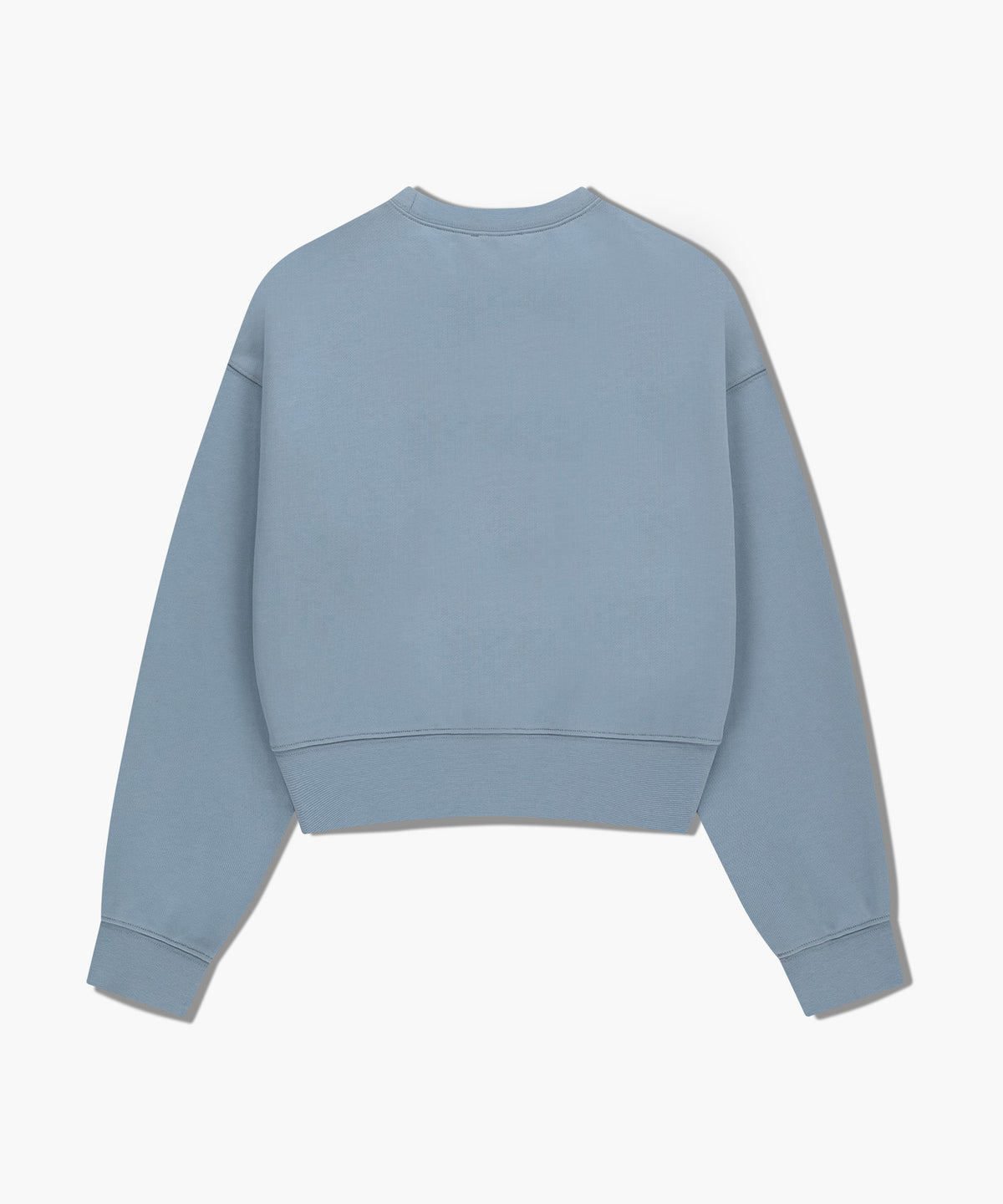W CLASSIC LOGO CROP SWEATSHIRT sky blue