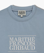 W CLASSIC LOGO CROP SWEATSHIRT sky blue