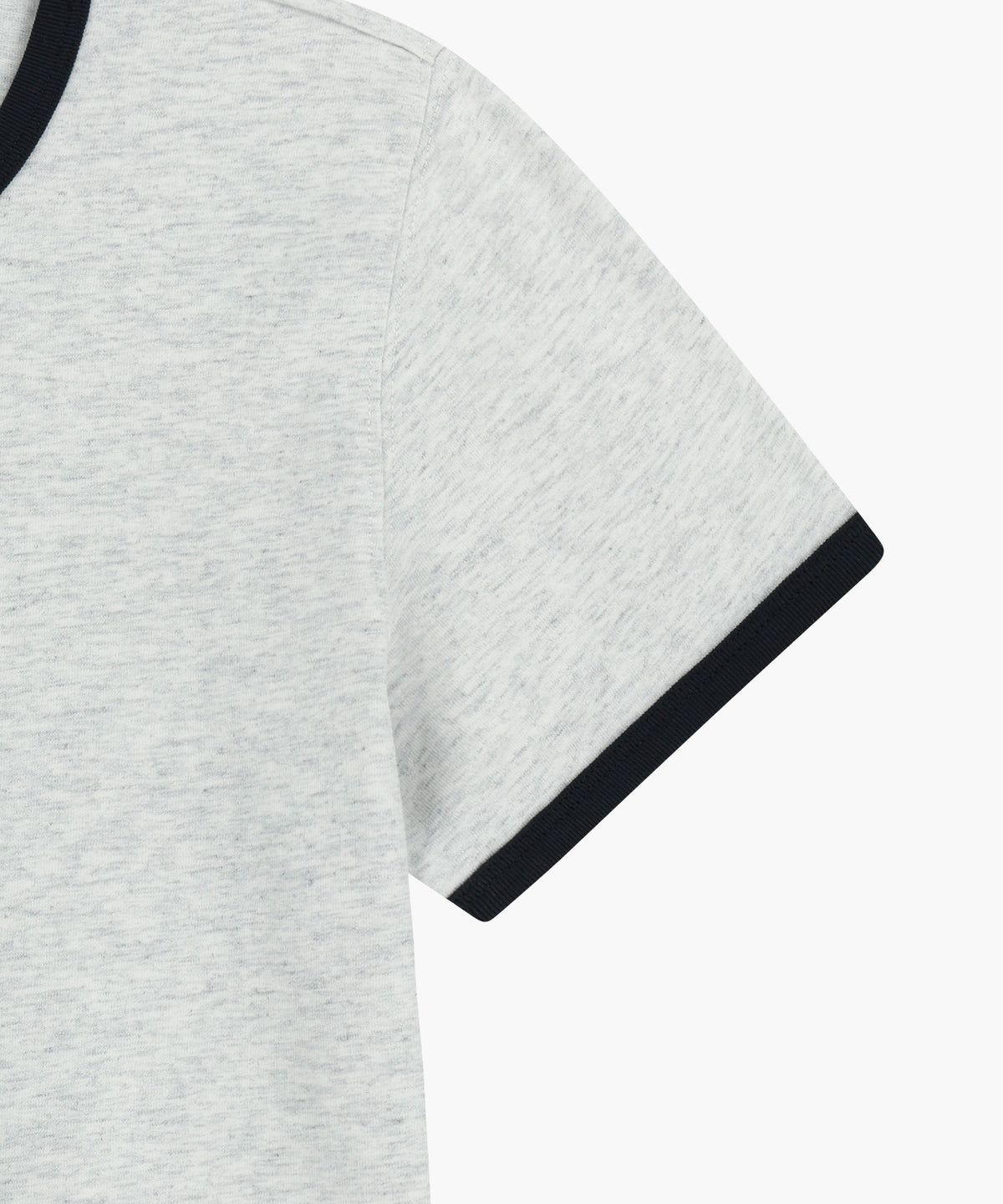 W CLASSIC LOGO RINGER TEE light heather gray