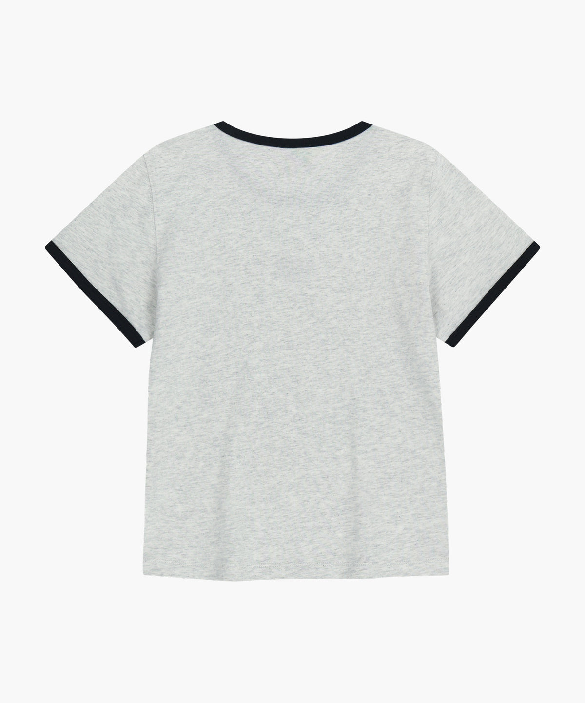 W CLASSIC LOGO RINGER TEE light heather gray