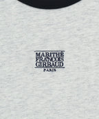 W CLASSIC LOGO RINGER TEE light heather gray