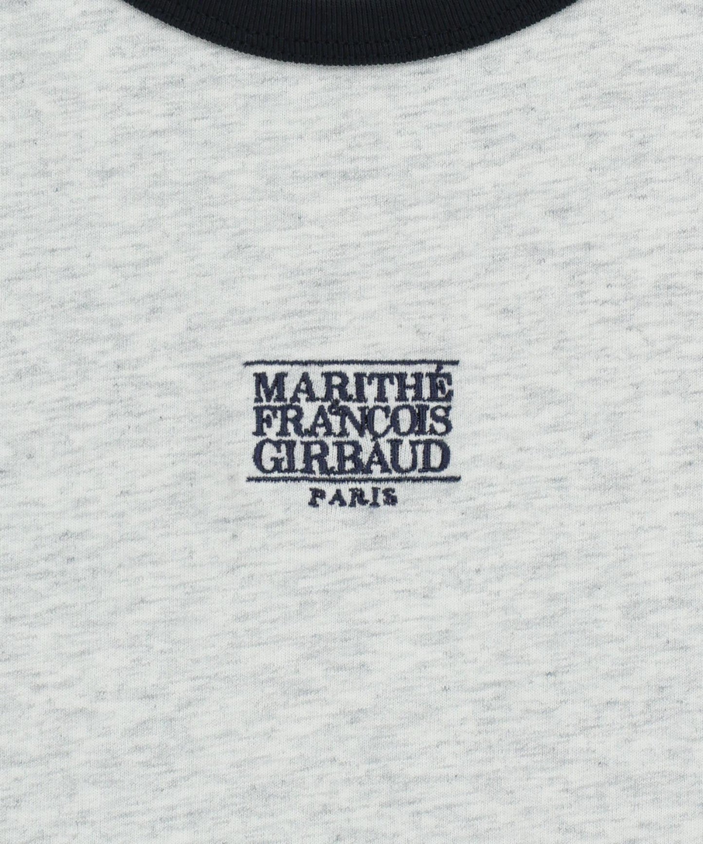 W CLASSIC LOGO RINGER TEE light heather gray
