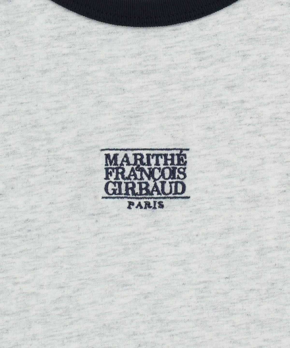 W CLASSIC LOGO RINGER TEE light heather gray