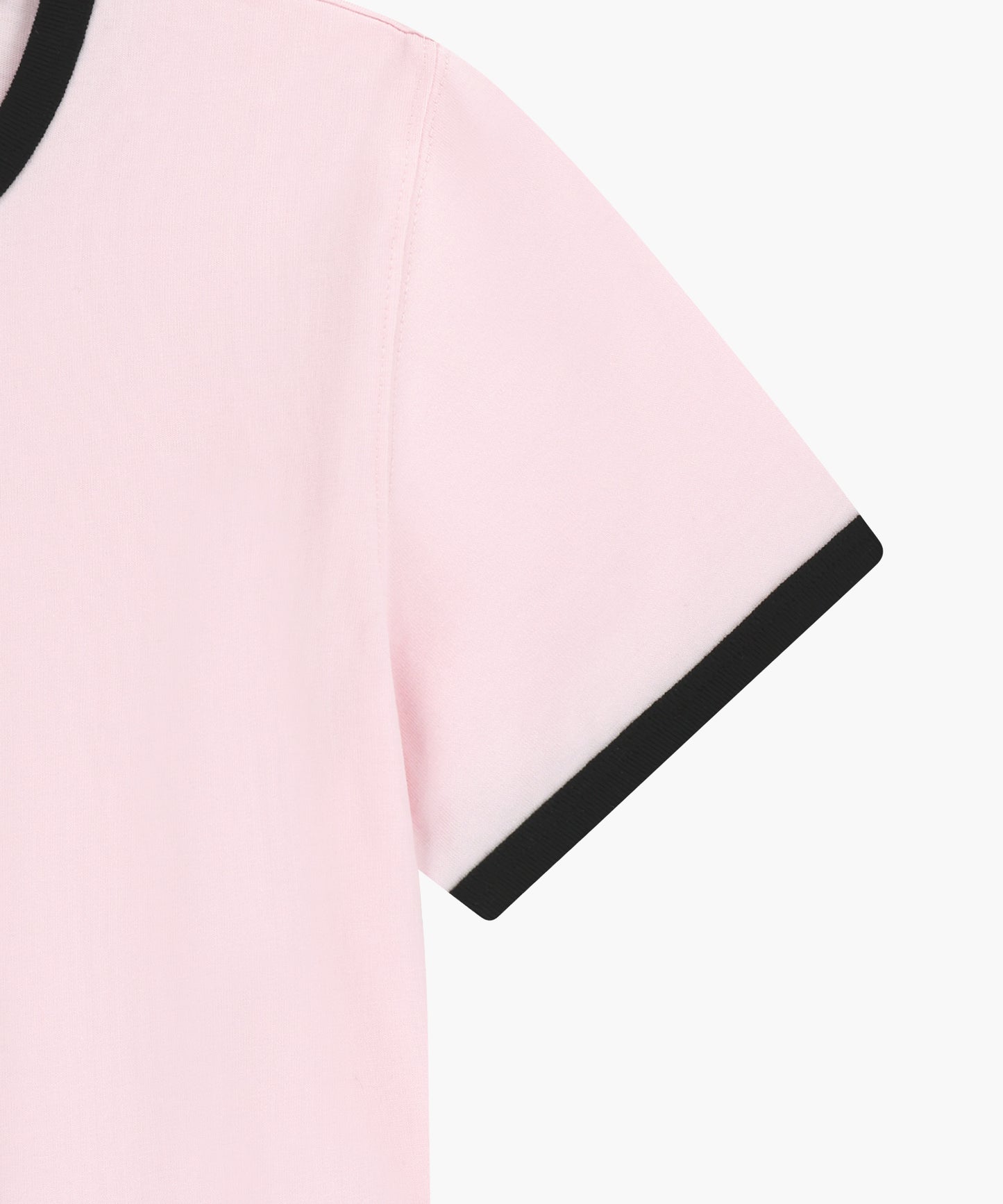 W CLASSIC LOGO RINGER TEE light pink