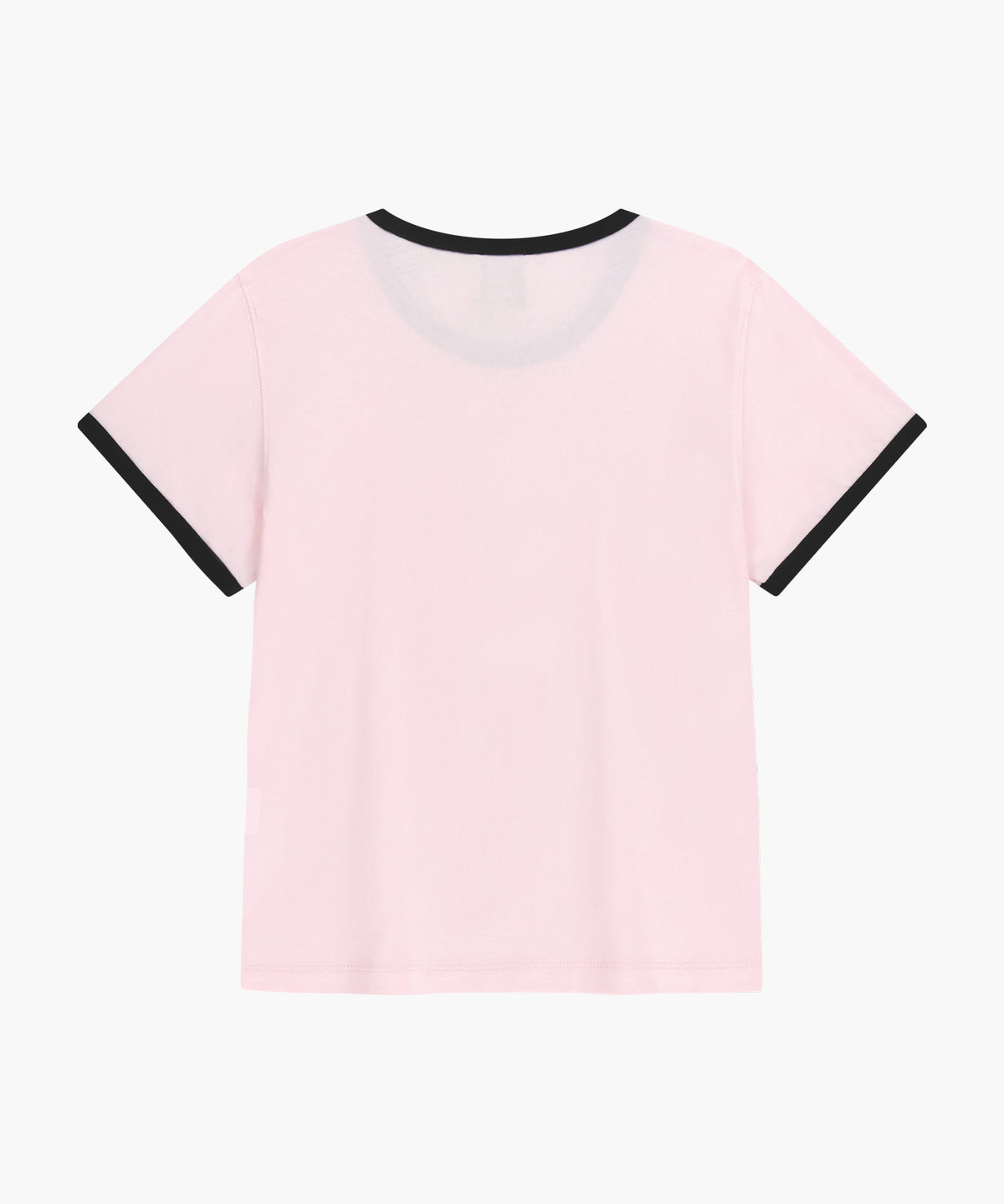 W CLASSIC LOGO RINGER TEE light pink