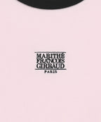 W CLASSIC LOGO RINGER TEE light pink