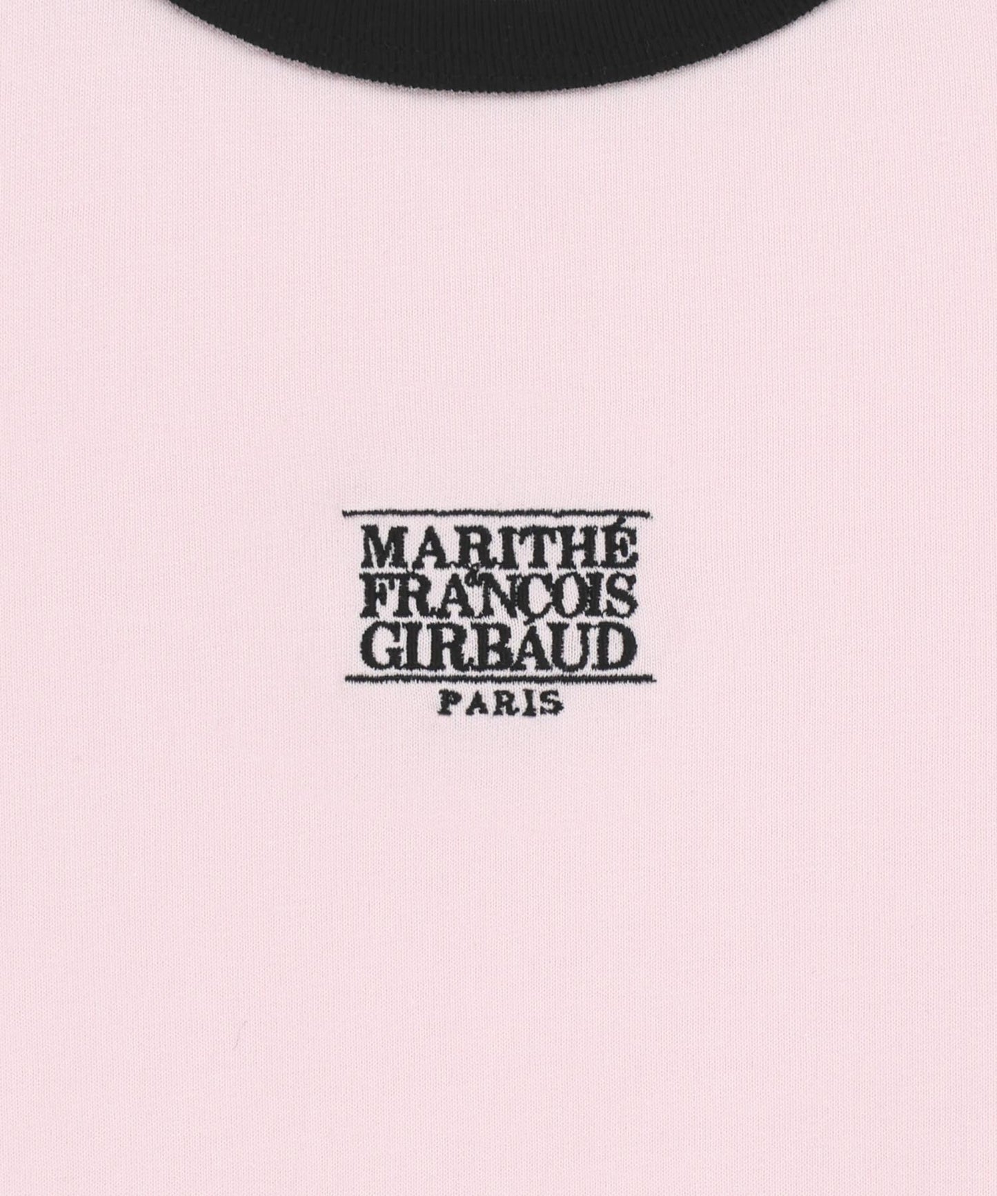 W CLASSIC LOGO RINGER TEE light pink
