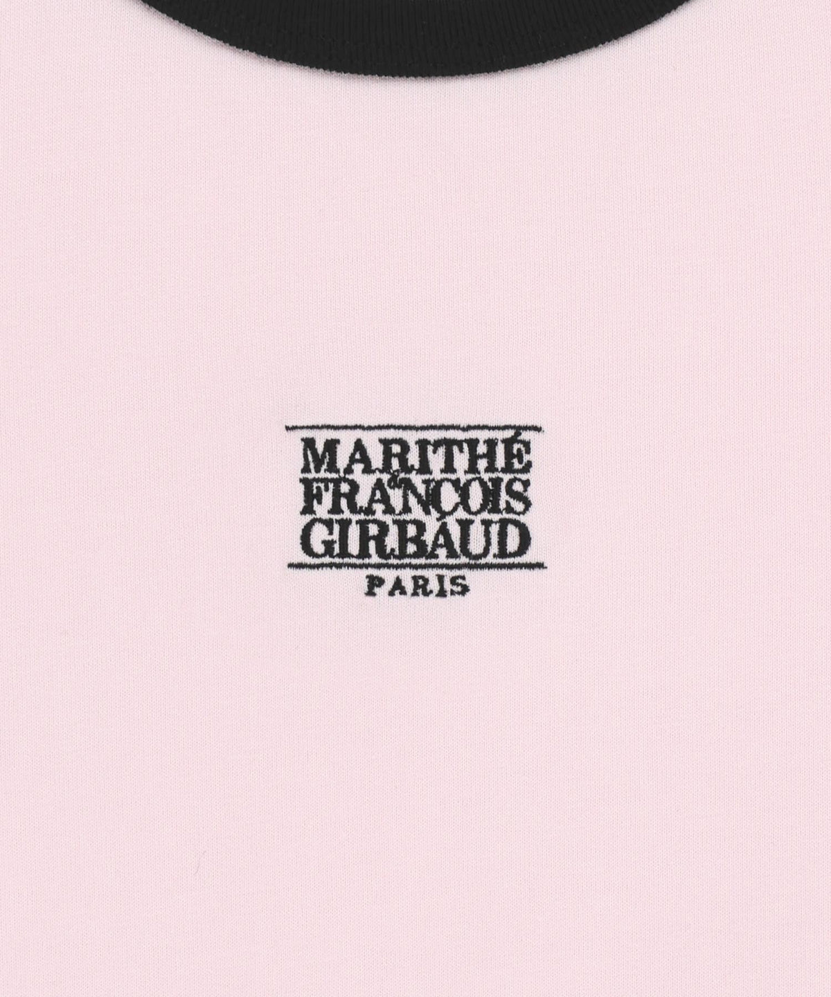 W CLASSIC LOGO RINGER TEE light pink