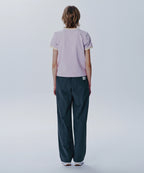 W CLASSIC LOGO RINGER TEE light purple