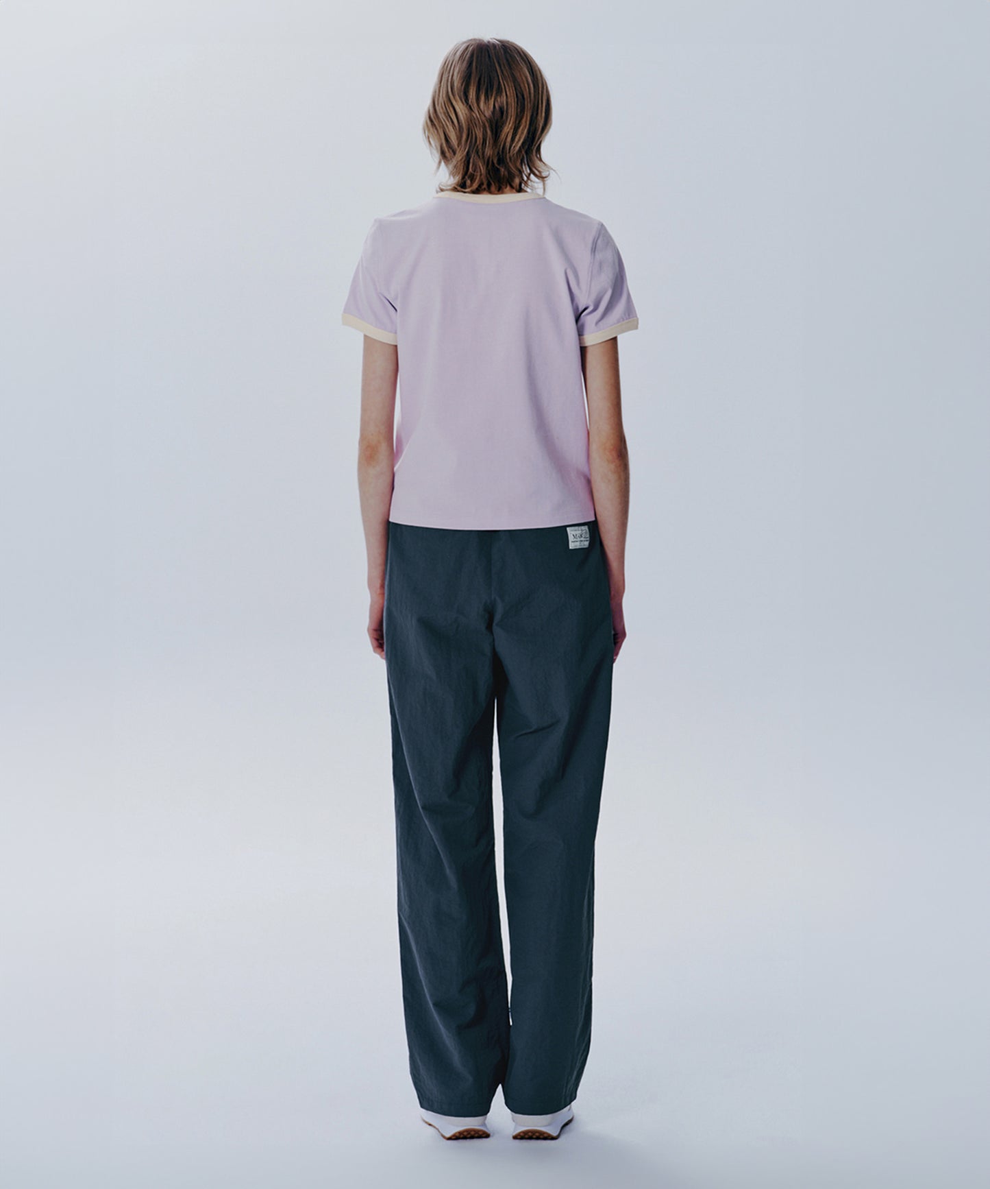 W CLASSIC LOGO RINGER TEE light purple
