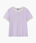 W CLASSIC LOGO RINGER TEE light purple