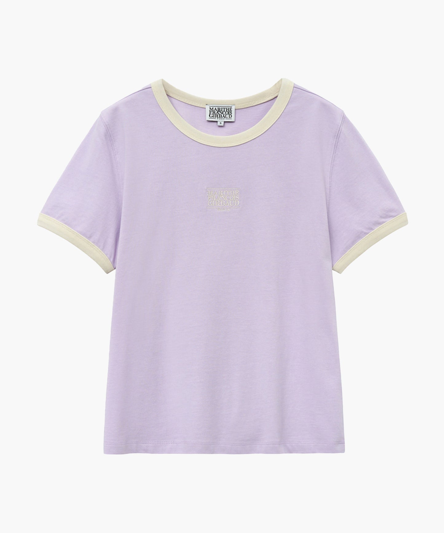 W CLASSIC LOGO RINGER TEE light purple