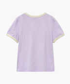 W CLASSIC LOGO RINGER TEE light purple