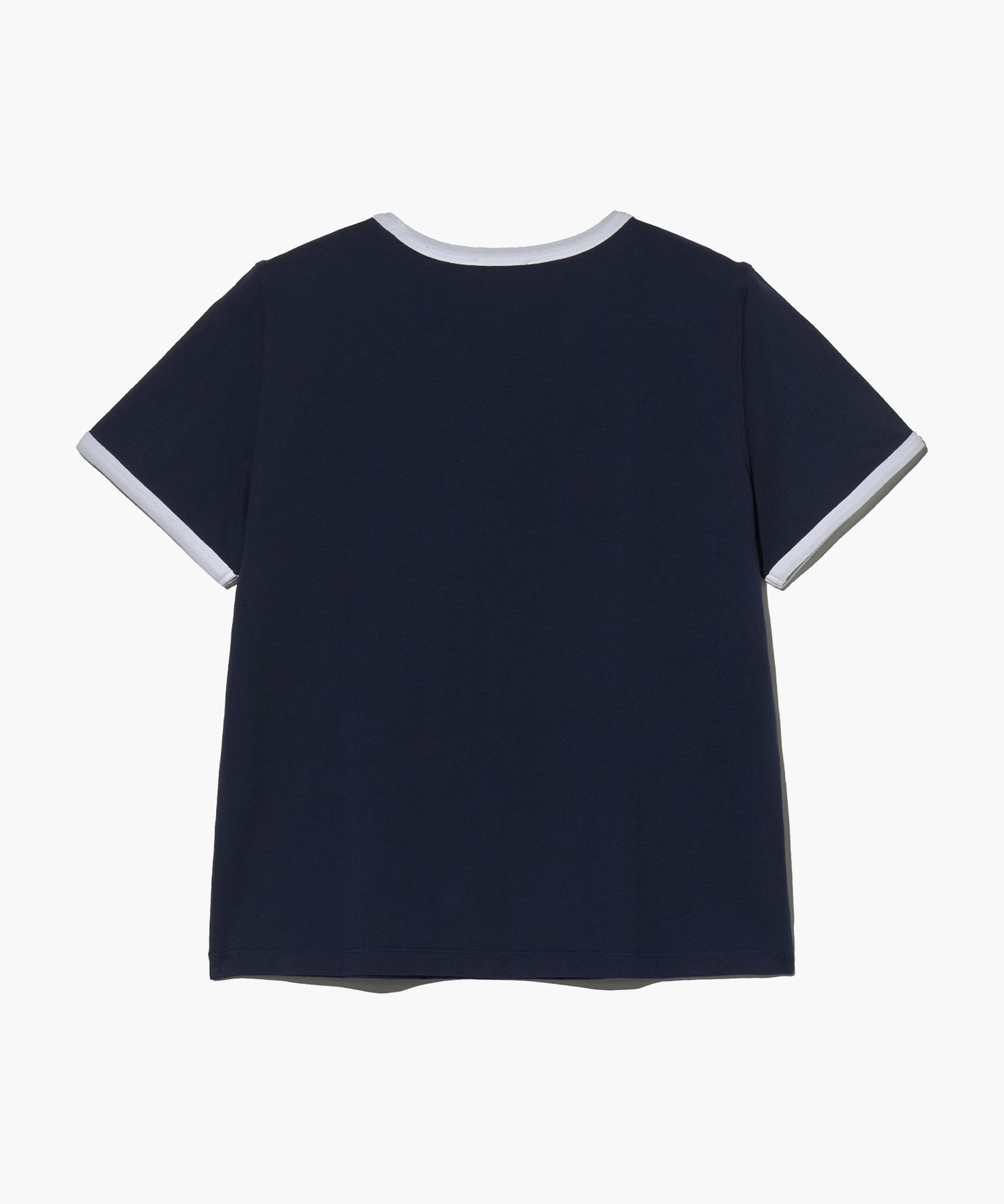 W Classic Logo Ringer Tee Navy