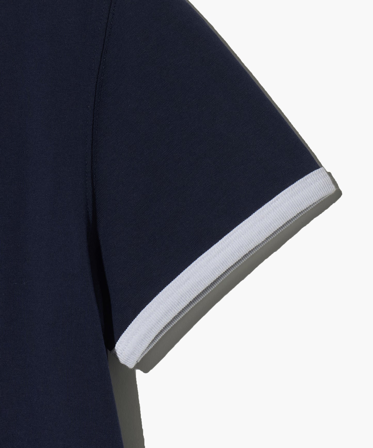W Classic Logo Ringer Tee Navy