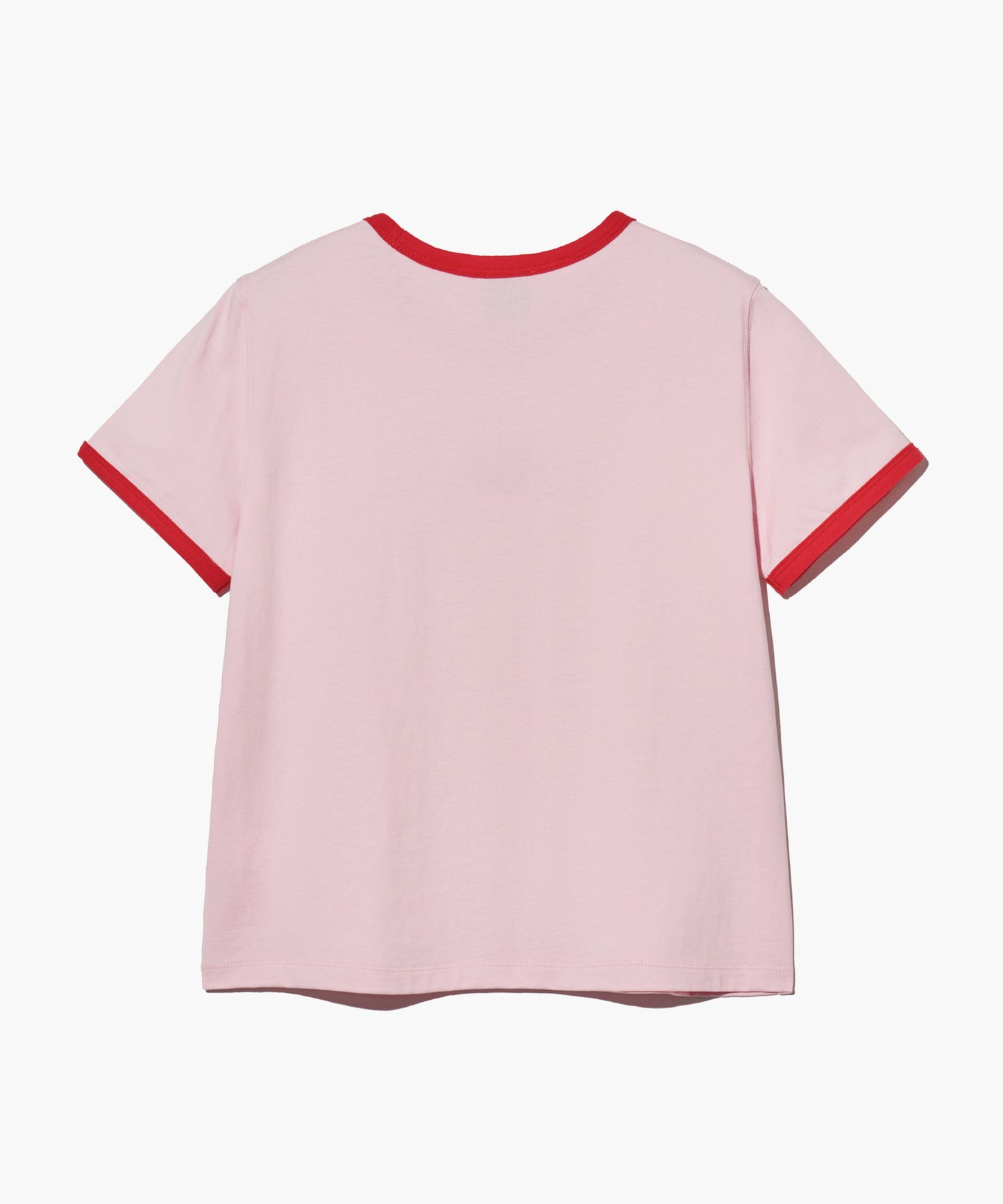 W CLASSIC LOGO RINGER TEE pink