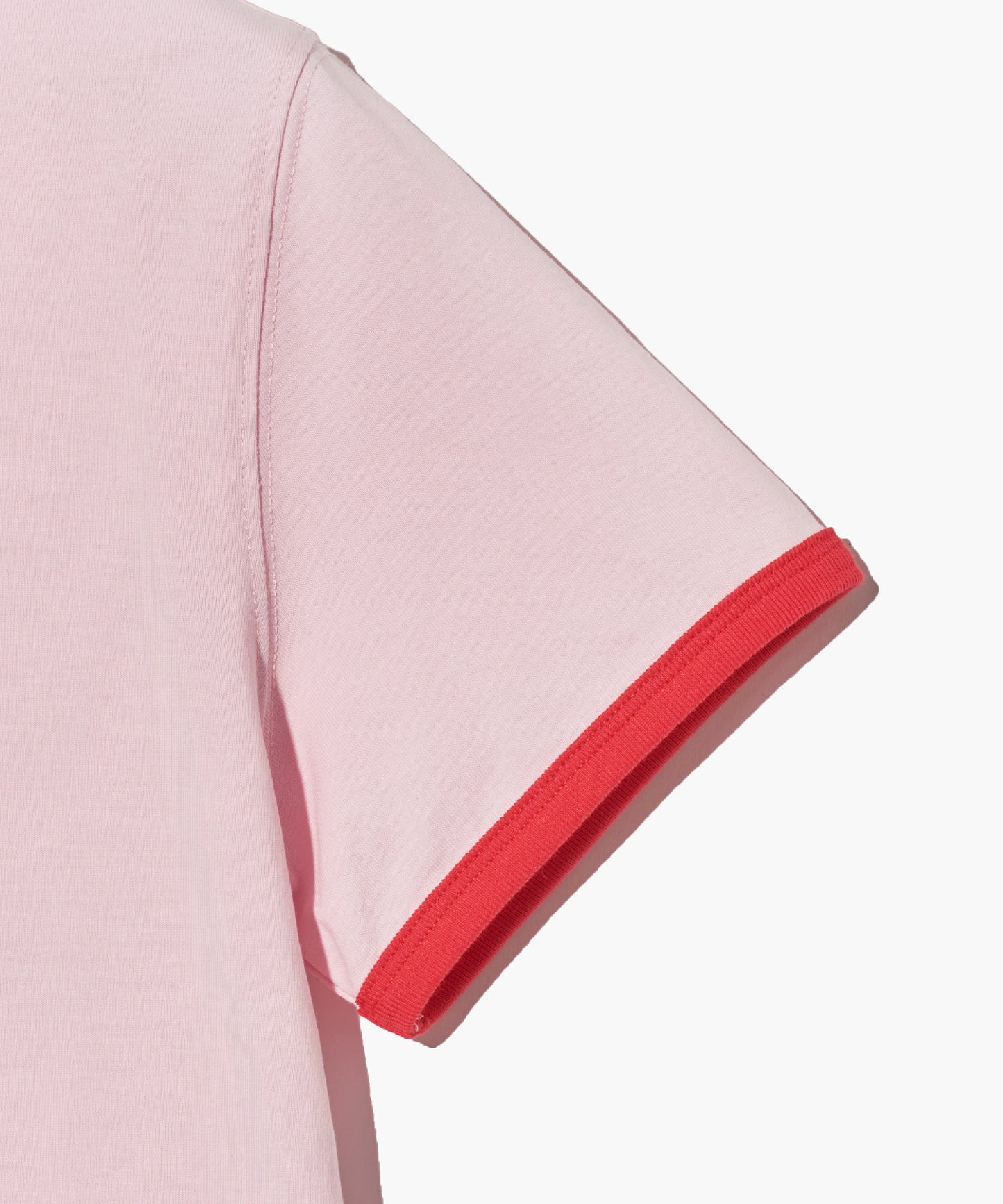 W CLASSIC LOGO RINGER TEE pink