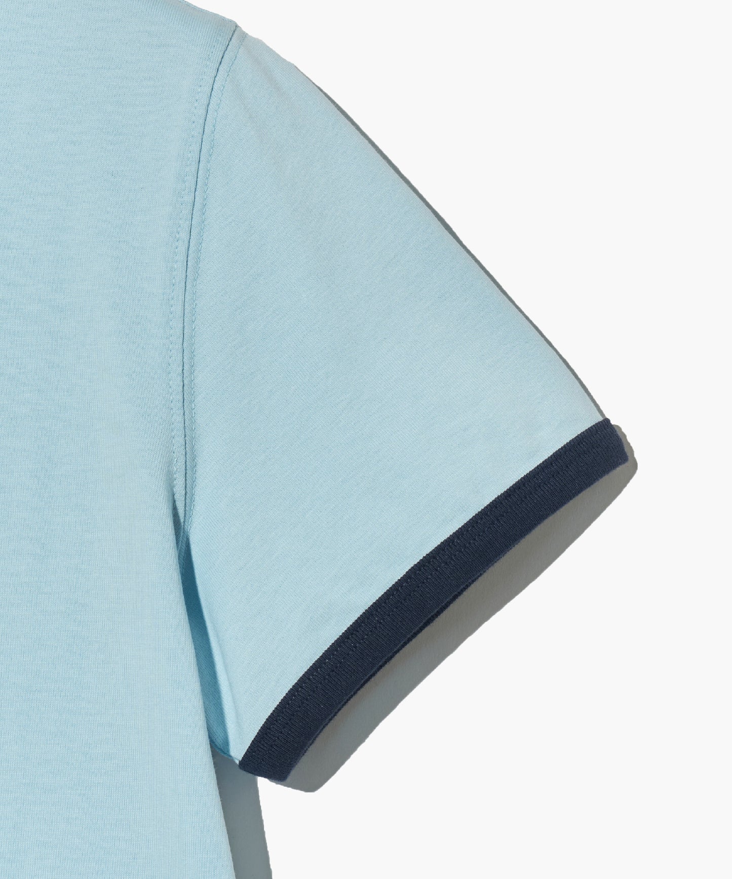 W CLASSIC LOGO RINGER TEE sky blue