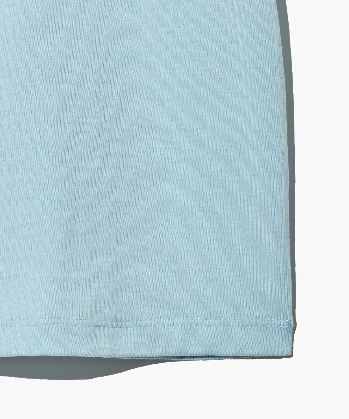 W CLASSIC LOGO RINGER TEE sky blue
