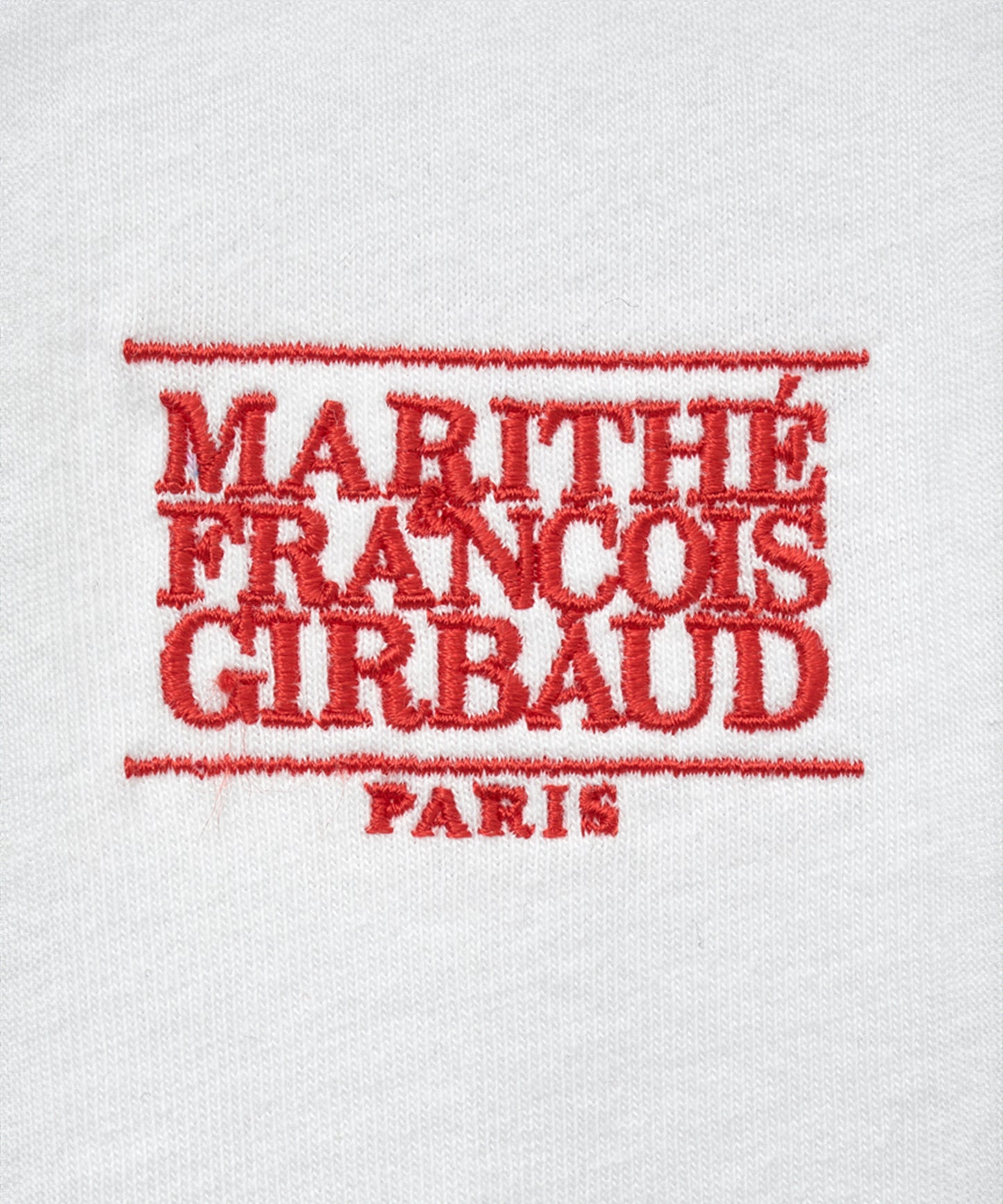 W CLASSIC LOGO RINGER TEE white/red