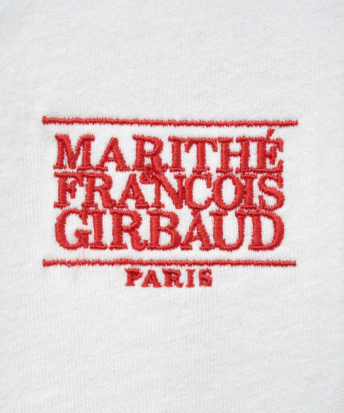 W CLASSIC LOGO RINGER TEE white/red