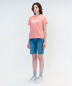 W CLASSIC LOGO TEE coral pink