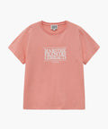 W CLASSIC LOGO TEE coral pink