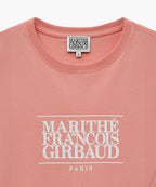 W CLASSIC LOGO TEE coral pink