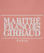 W CLASSIC LOGO TEE coral pink
