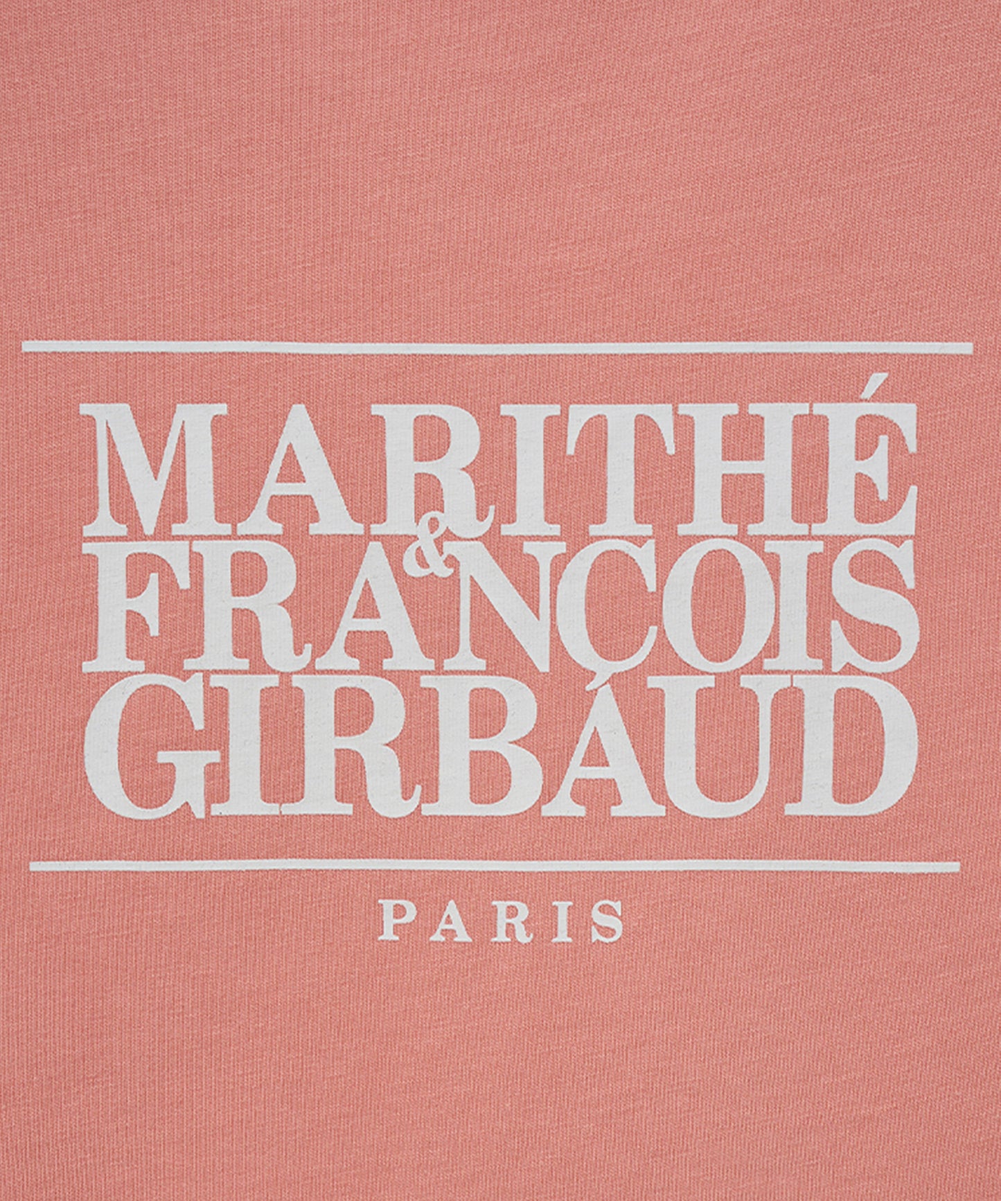 W CLASSIC LOGO TEE coral pink