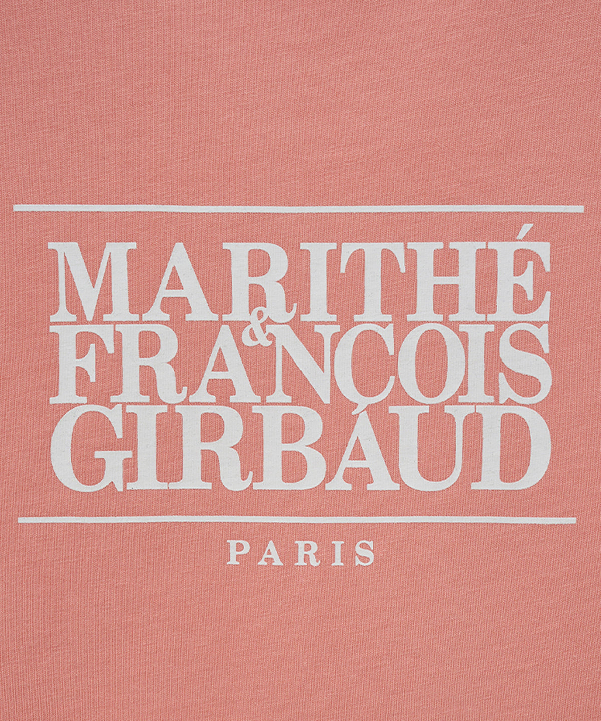 W CLASSIC LOGO TEE coral pink