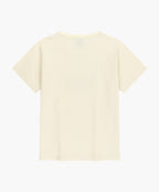 W CLASSIC LOGO TEE cream / green
